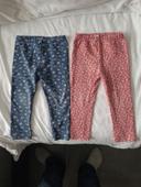 Lot de 2 legging taille 3 ans