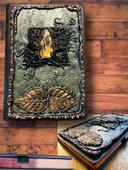 Notebook Grimoire Journal Celtic Labradorite Handmade