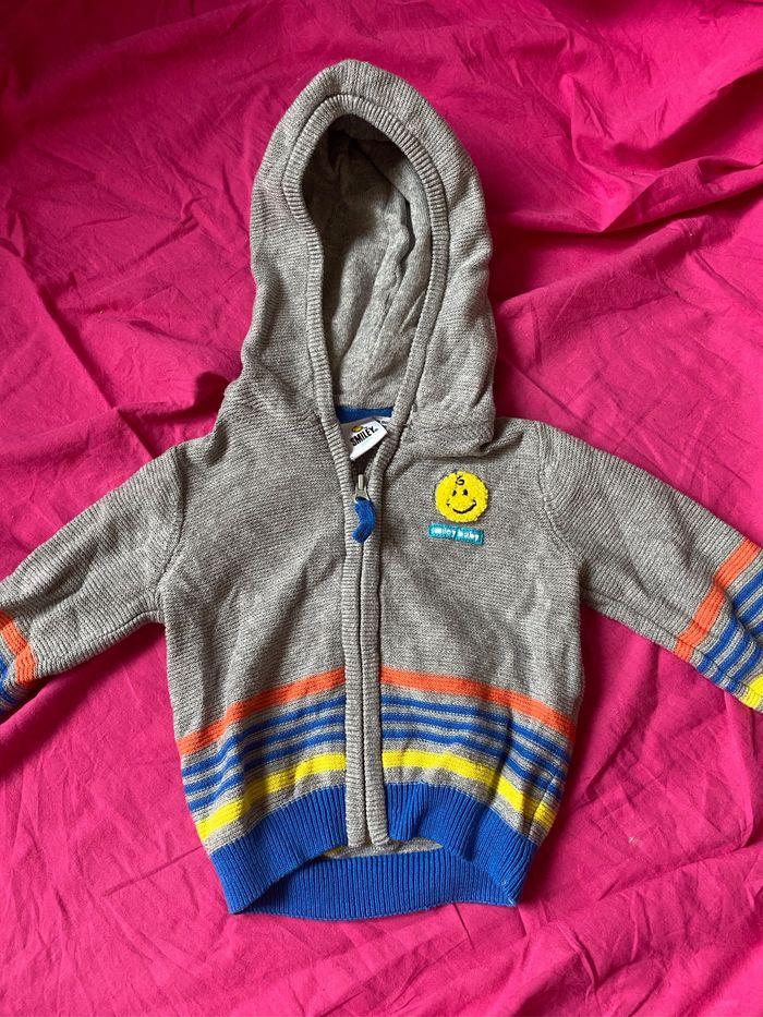 Veste à capuche smiley - photo numéro 1