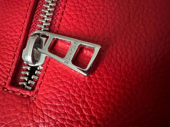 Sac Rocky Zadig et Voltaire cuir rouge - photo numéro 10