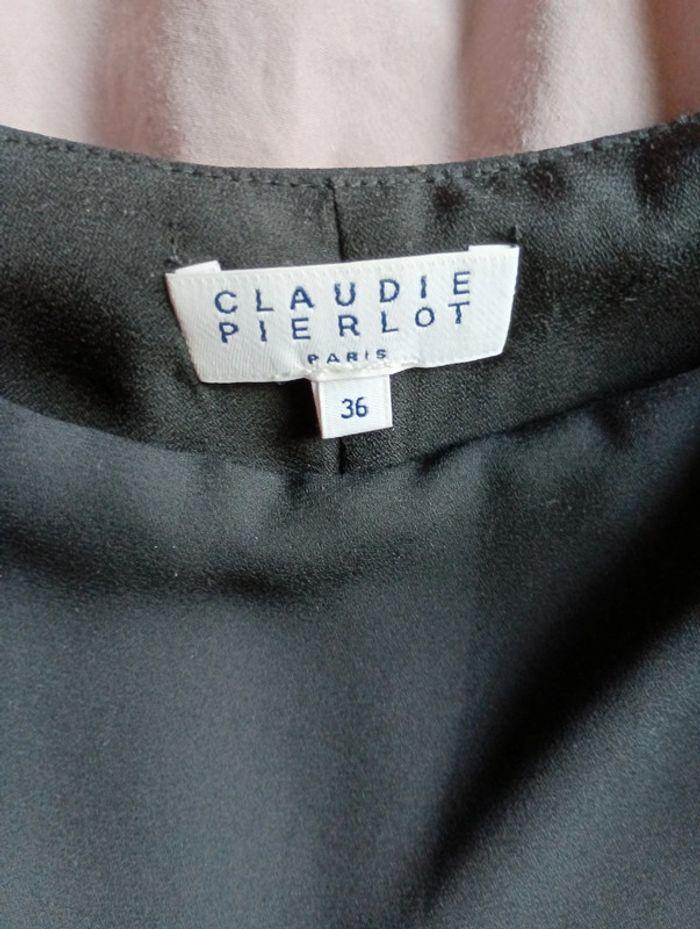 Robe mi-longue noire Claudie Pierlot - photo numéro 7