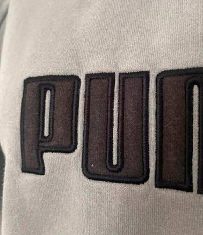 Pull à capuche Puma gris et noir taille M/38 - photo numéro 8