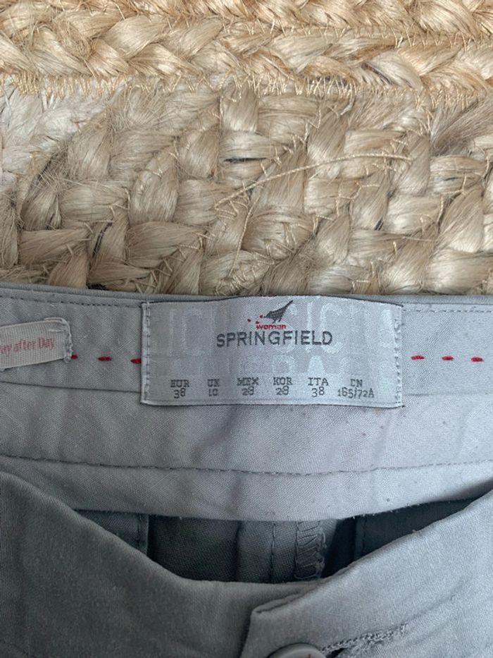 Pantalon classique gris taille basse Springfield - photo numéro 5