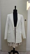 Veste tailleur blazer blanc Morgan