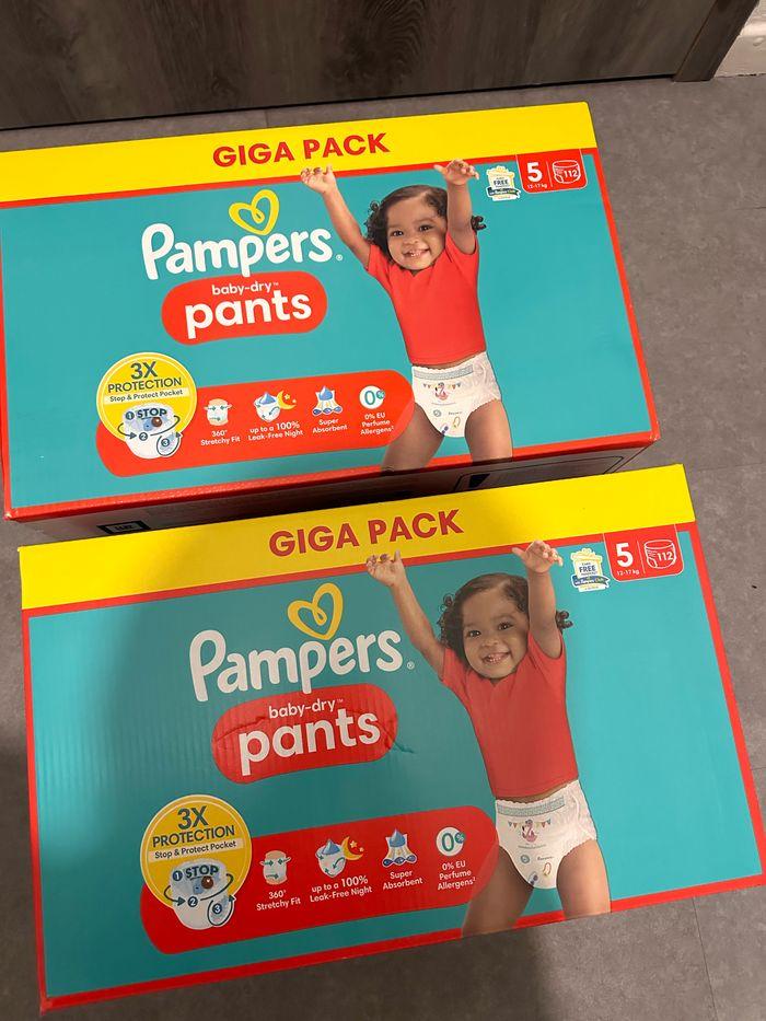 2 GIGA packs Pampers pants 5