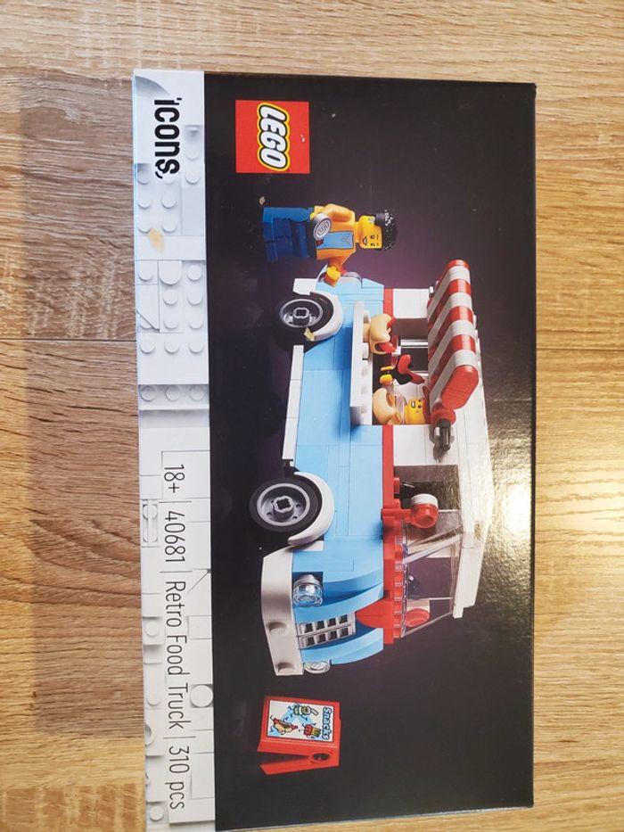 Boîte lego icons 40681 le foot truck retro - photo numéro 1