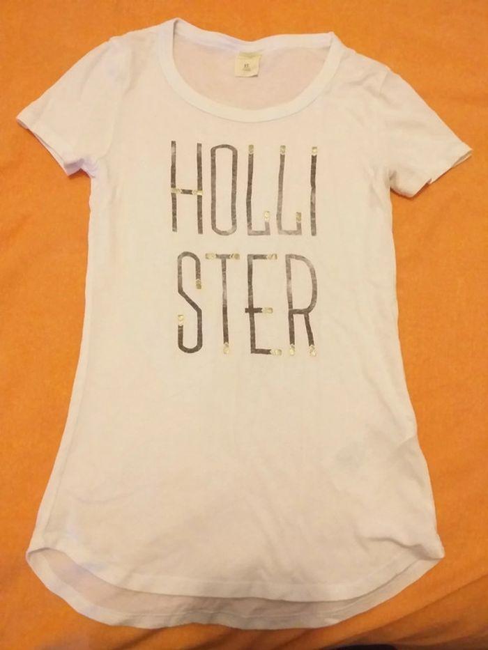 Tshirt blanc hollister - photo numéro 2