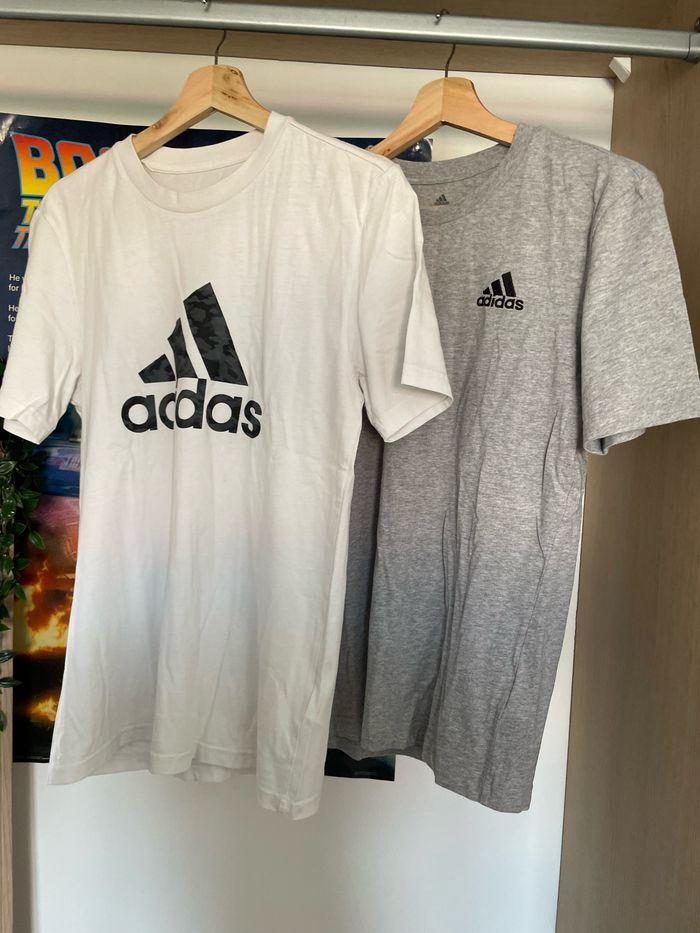 Lot de 2 tee shirt adidas - photo numéro 1