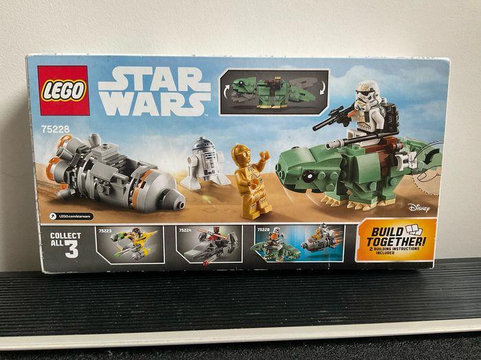 Lego Star Wars 75228 Capsule de sauvetage contre Microfighter Dewback Neuf - photo numéro 2