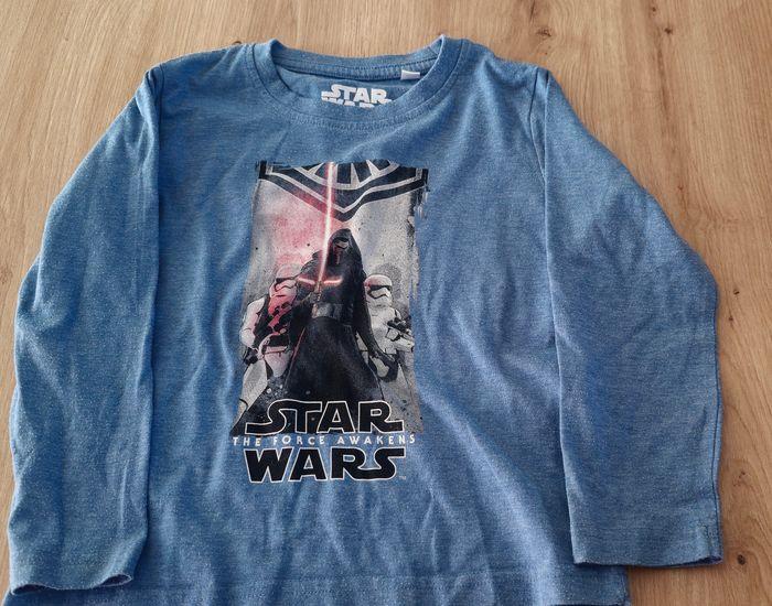 T-shirt manche longue garçon star wars - photo numéro 1