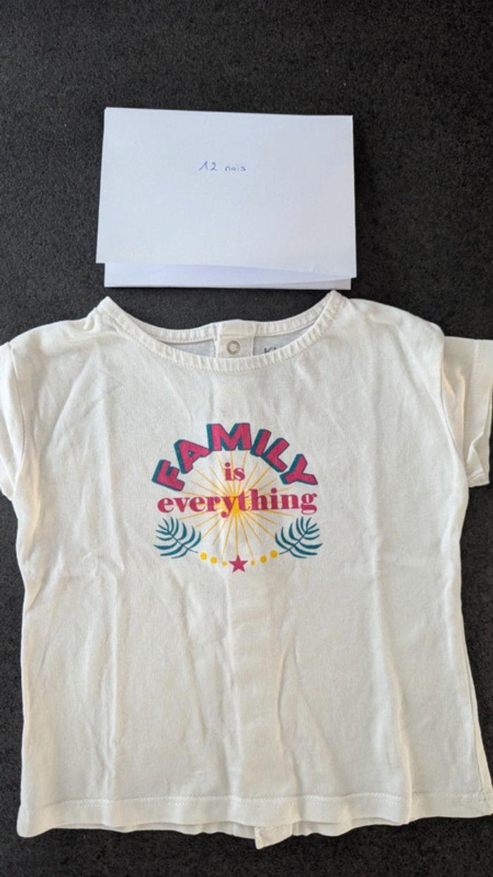 Tee-shirt bébé fille