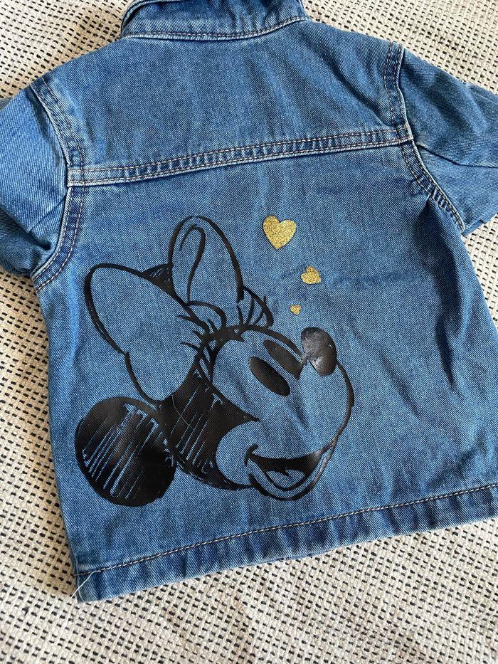 Veste en jean Minnie Disney baby - photo numéro 2