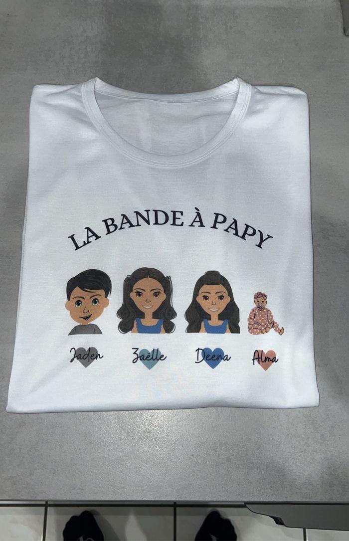 Tee shirt « la bande à » personnalisé - photo numéro 2