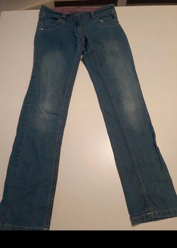 Jeans slim Orchestra marine taille 12 ans / 152 cm - photo numéro 1