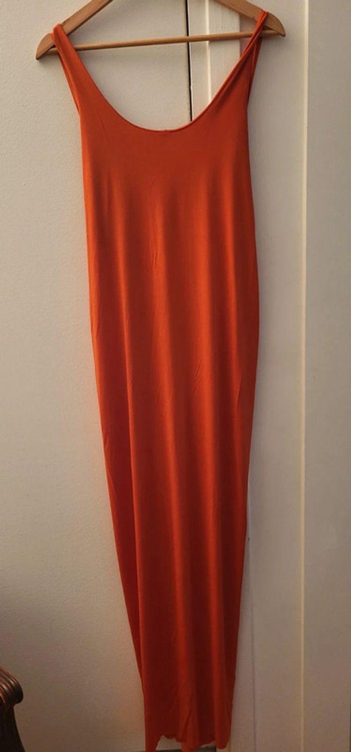 Robe longue orange - photo numéro 1