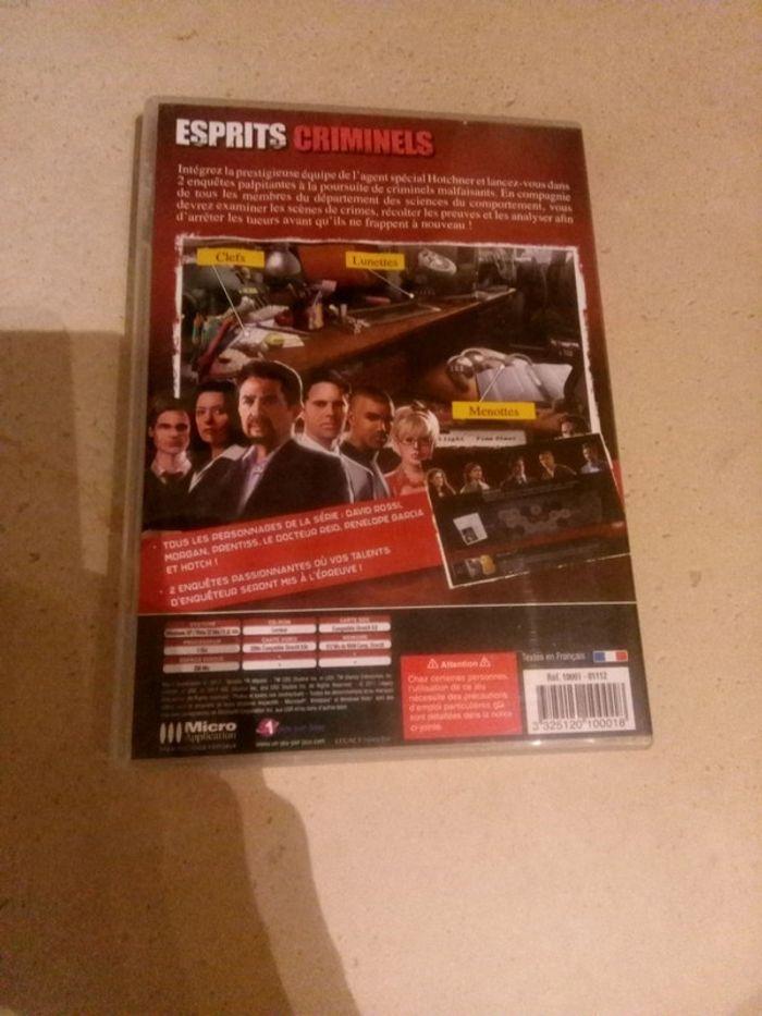 Jeu pc esprits criminels - photo numéro 2