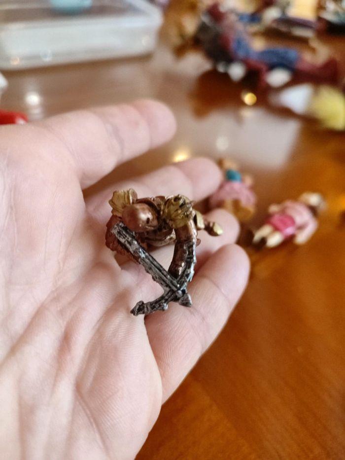 Chevalier donjon arbalète cuivré miniature mini figurine armure Warhammer guerrier - photo numéro 4