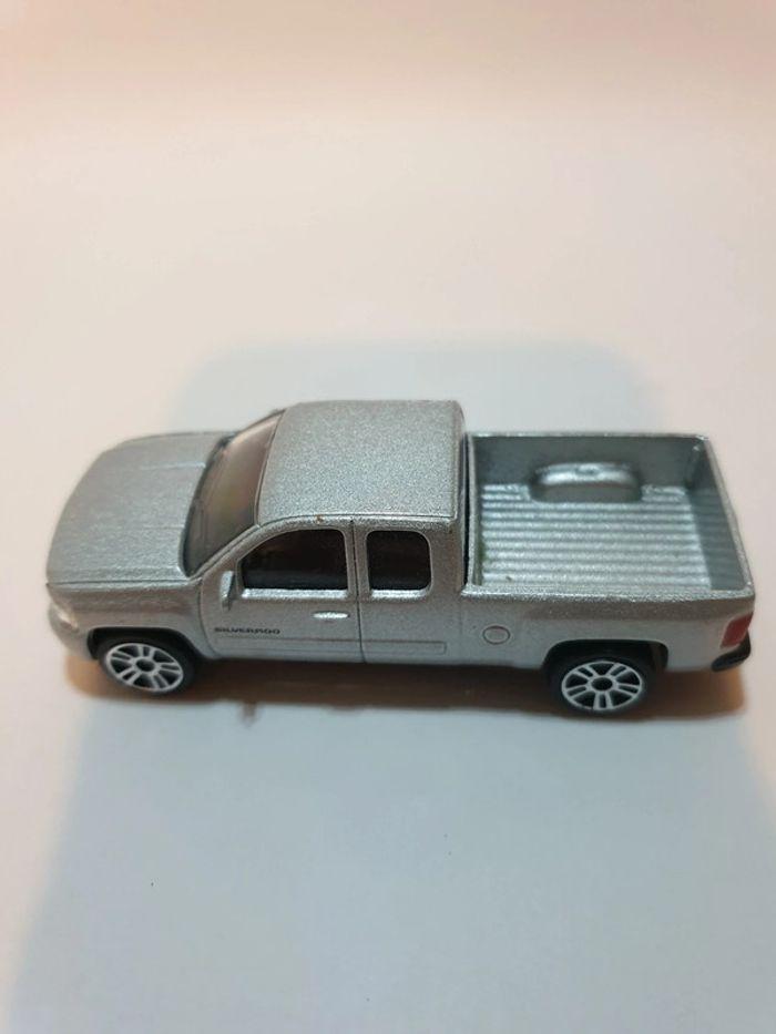 Majorette 217E Chevrolet Silverado Gris Métalisé - 1/71 - photo numéro 12