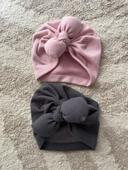 Lot de 2 turban avec noeuds bébé fille