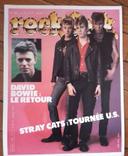 Affiche  :  "Stray cats", promo du magazine Rock&Folk de mai 1983