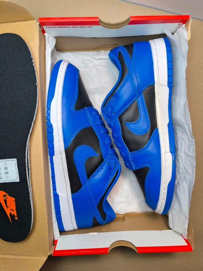 Baskets Nike dunk low cobalt blue bleue marine neuves pointure 41 avec boîte - photo numéro 2