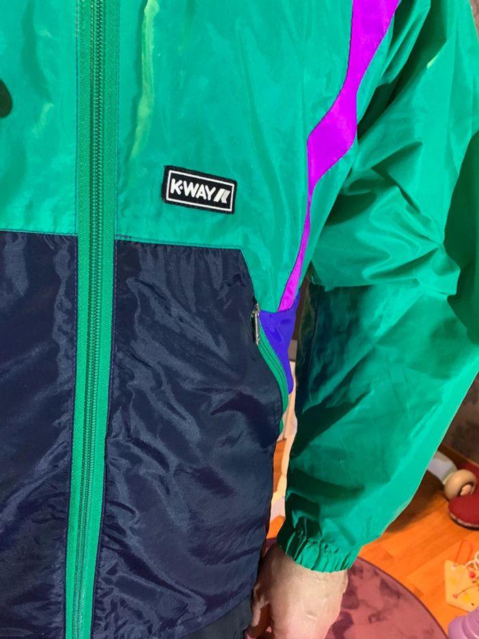 Veste k way vintage très bon état - photo numéro 2