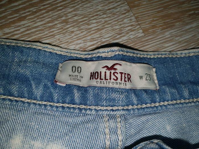 Short en jeans taille haute Hollister taille 23 - photo numéro 2