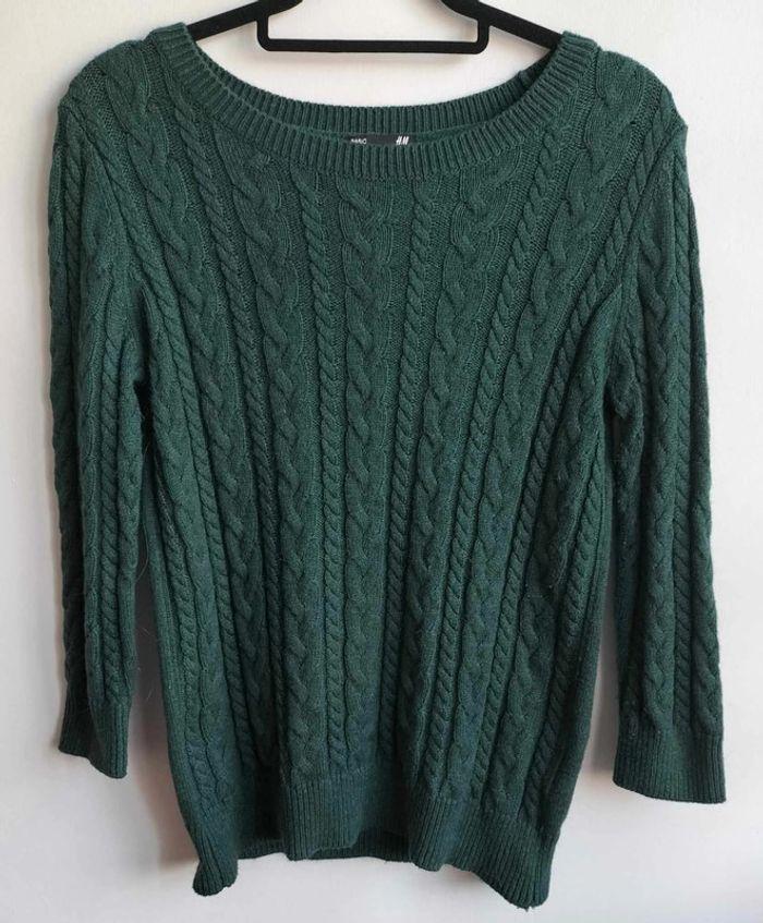 Pull en Maille Torsadé H&M - Taille S - photo numéro 1