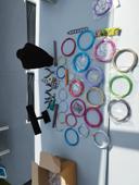 Lots fils aluminium avec divers accessoires visibles sur les photos