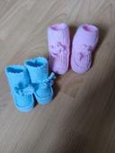 Lot chaussons naissance et 1M