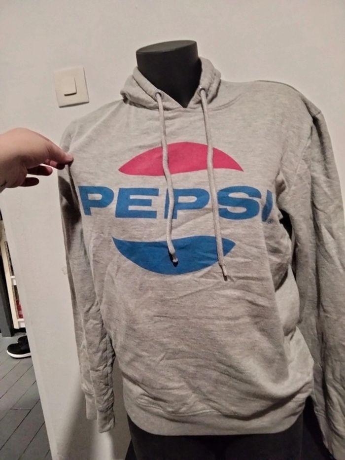 Magnifique sweat a capuche pepsi - photo numéro 2