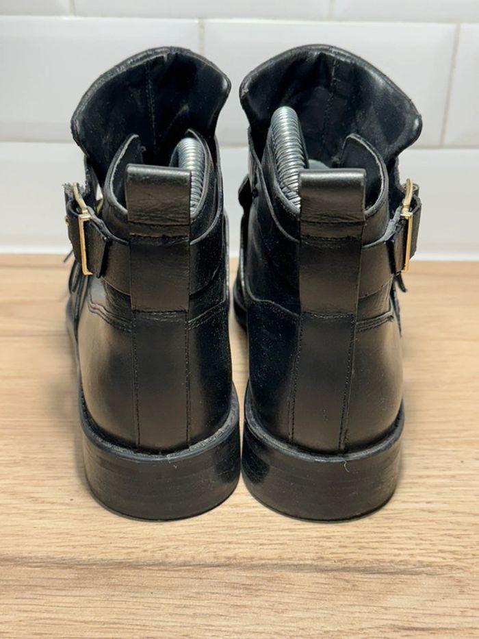 Bottines à boucles Zara 37 - photo numéro 5