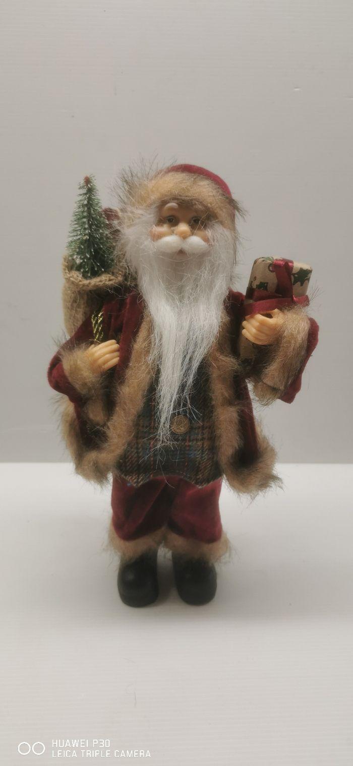 Père Noël 30 cm de haut. Figurine ANCIEN style anglais Jolly vintage Décoration - photo numéro 2