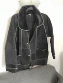 Veste vintage cuir noir