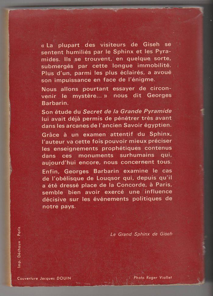 Georges Barbarin, L'énigme du Grand Sphinx - photo numéro 2