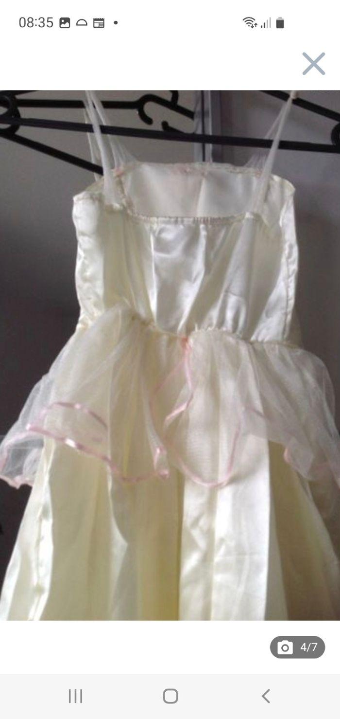 Déguisement robe princesse écrue 6 ans - photo numéro 4