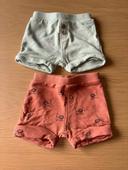 Lot 2 shorts Verbaudet 1 mois