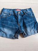 Short en jeans