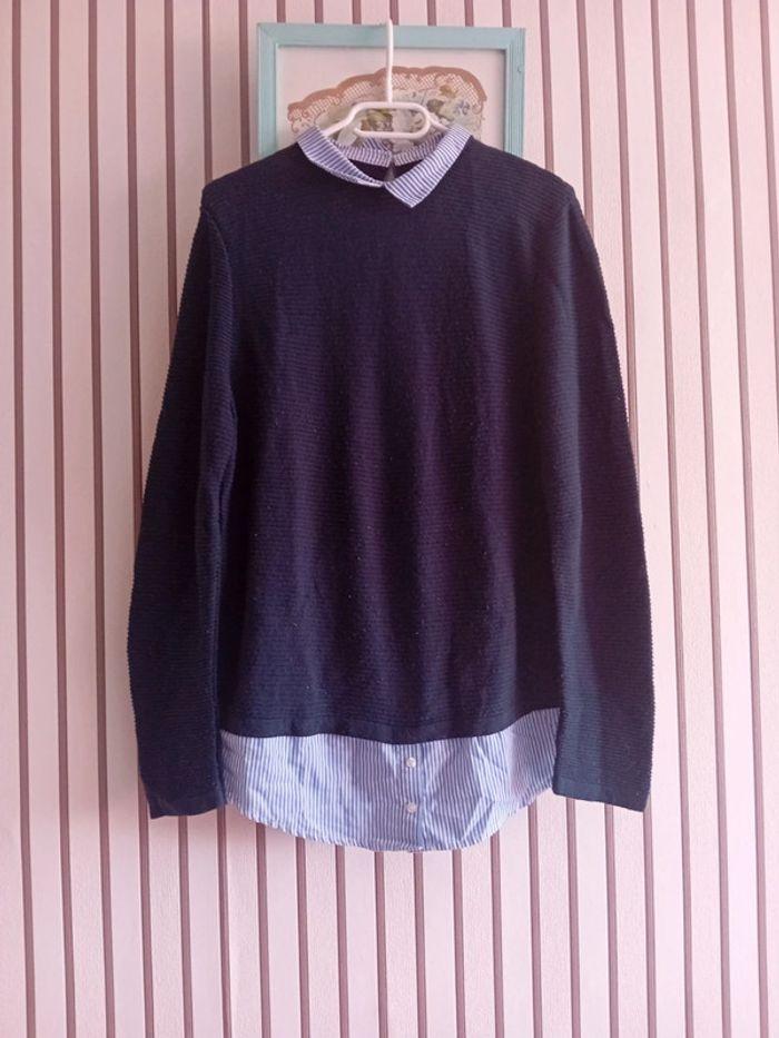 Pull effet 2 en 1 taille XL - photo numéro 1