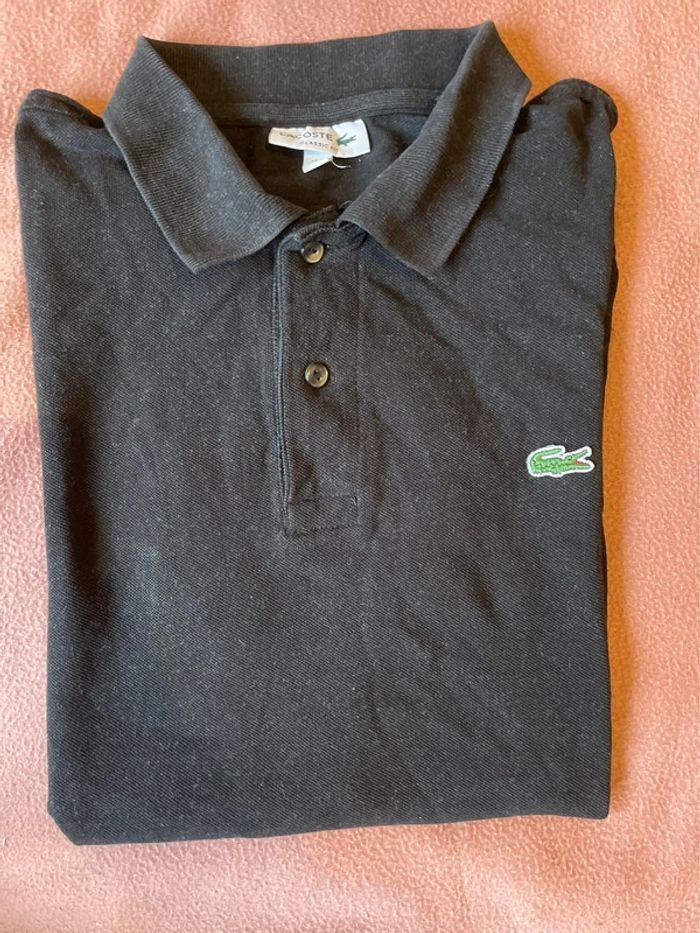 Polo Lacoste noir T6 xl - photo numéro 2