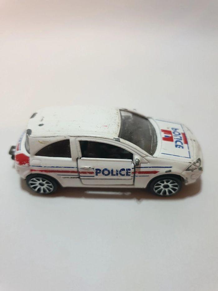 Majorette 221C, Renault Megane II Police, 1/52, Blanche - photo numéro 5