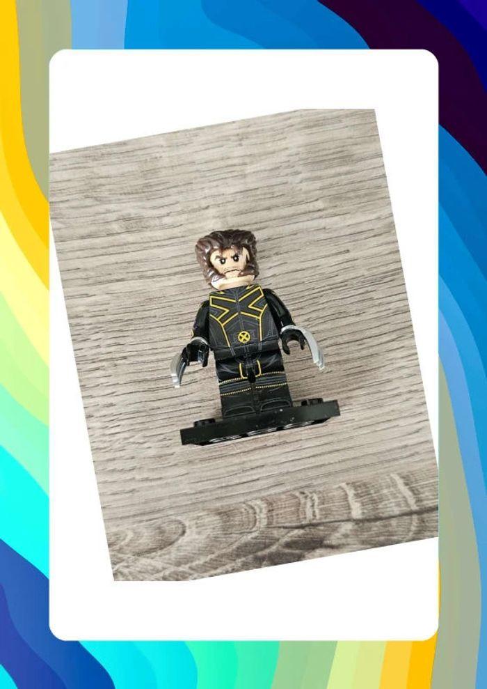 Minifigurine super héros : Wolverine (compatible Lego)