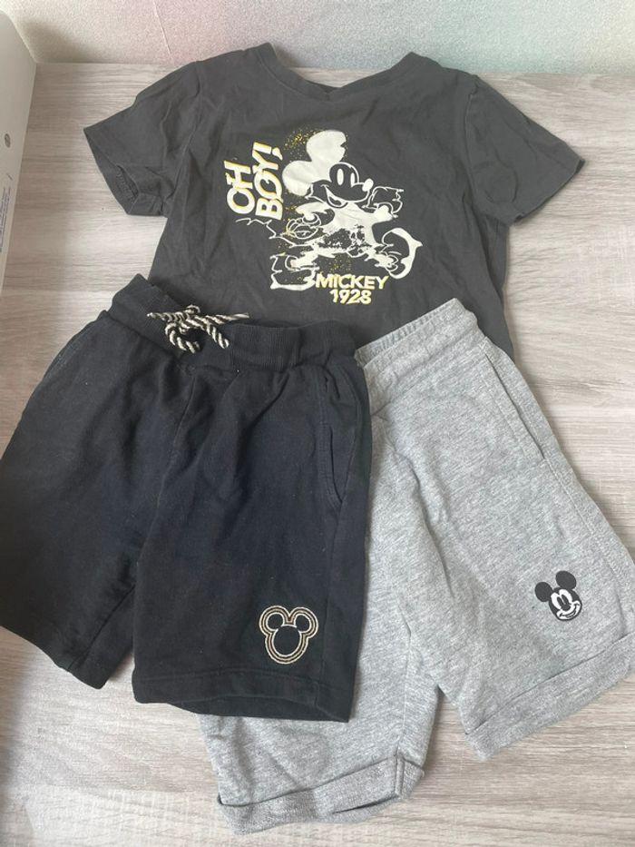 Ensemble 3 pièces haut + short Mickey Disney bb garçon 3 ans - photo numéro 9