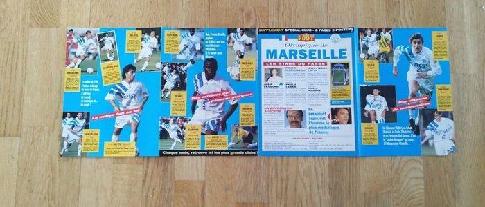 Poster Olympique Marseille 1993 - 1994 Foot Football vintage affiche 93 94 OM - photo numéro 2