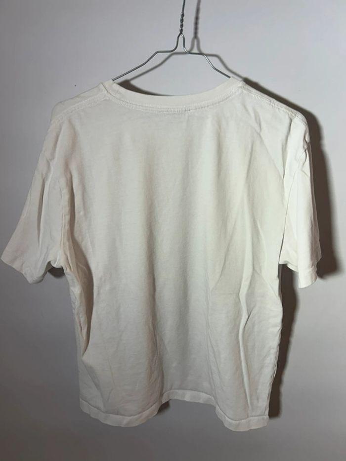 Teeshirt basique blanc Zara homme - photo numéro 3