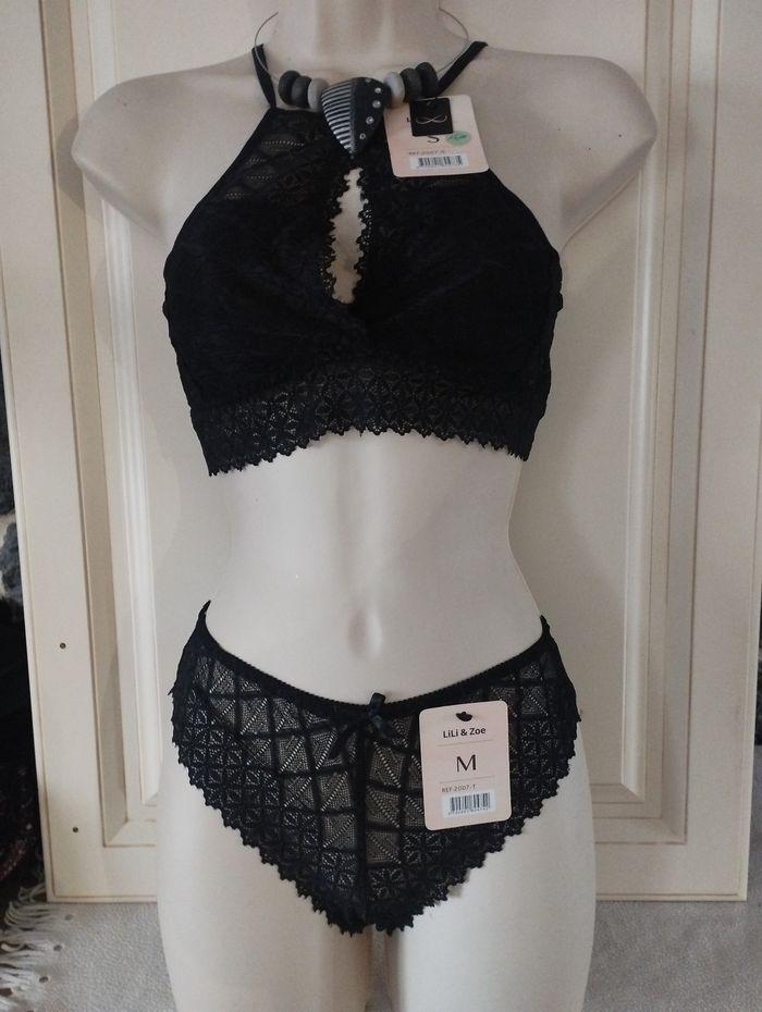 Ensemble de lingerie neuf sans armatures taille S pour le haut et M pour le bas - photo numéro 1