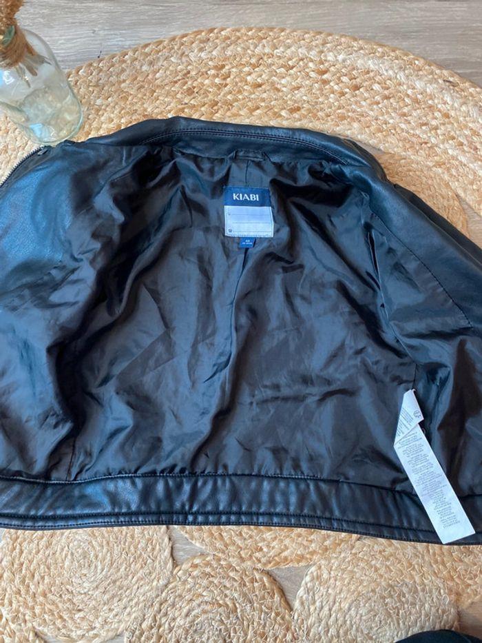 Veste perfecto noir Kiabi taille 6 ans / 116 cm - photo numéro 7