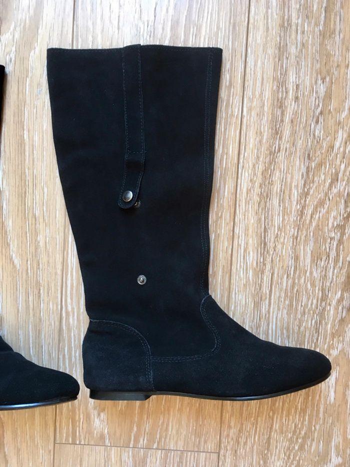 Bottes plates en cuir Bluewax - photo numéro 4