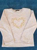 Pull gris taille 6 ans