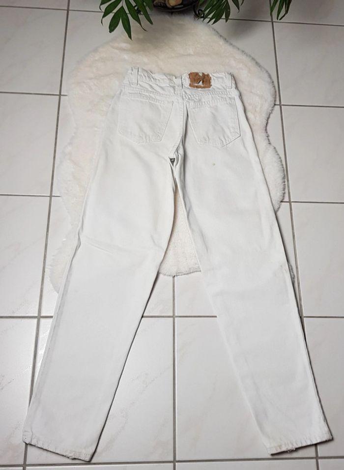 Jean Levi's 581 W27 L32 Made in USA Blanc - photo numéro 3